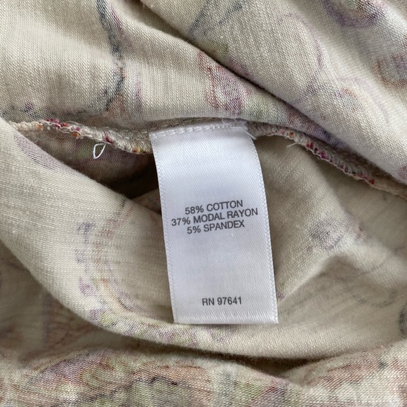 J. Jill Paisley Long-Sleeved Top - Picture 5 of 7